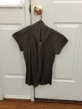 Grey Zara blouse.